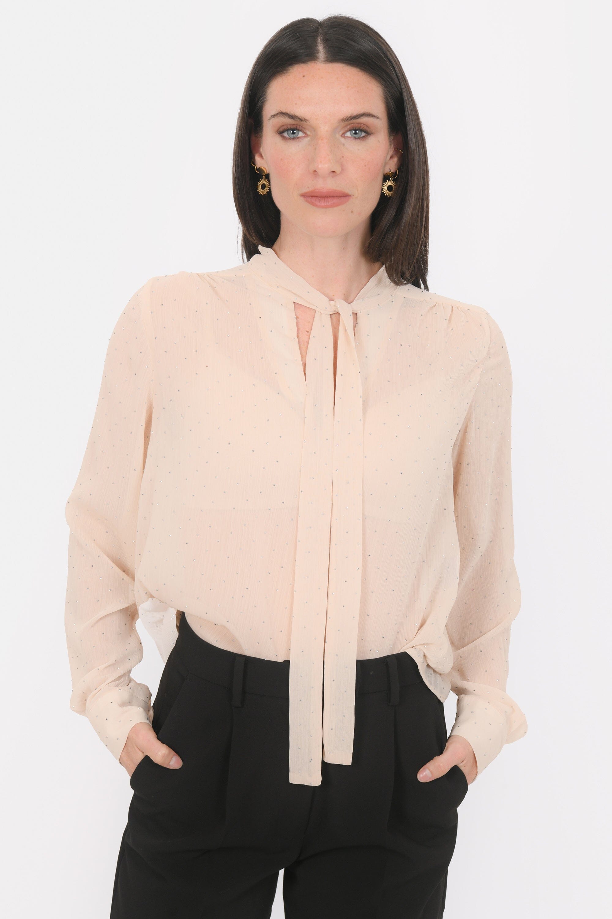 BLOUSE - BONNY - CREME CHEMISIER NEW KOOKAI Mode Kookai