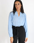 BLOUSE CHEMISE CLEO BLEU CHEMISIER KOOKAI Mode Kookai