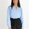 BLOUSE CHEMISE CLEO BLEU CHEMISIER KOOKAI Mode Kookai
