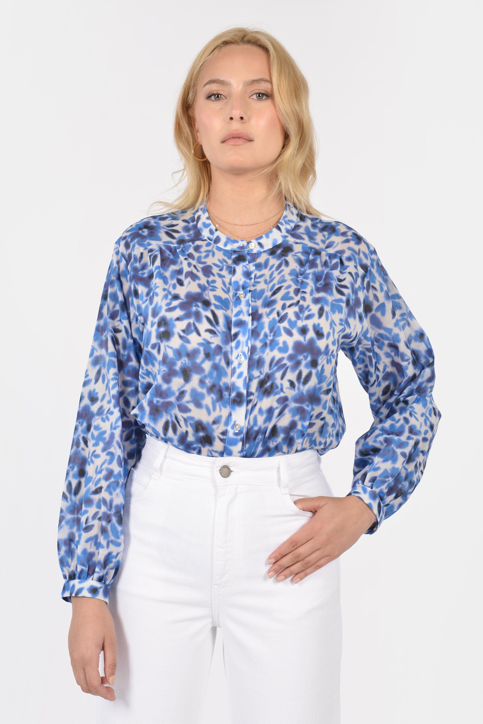 BLOUSE JOY FLEURS TIE&DYE CHEMISIER KOOKAI Mode Kookai