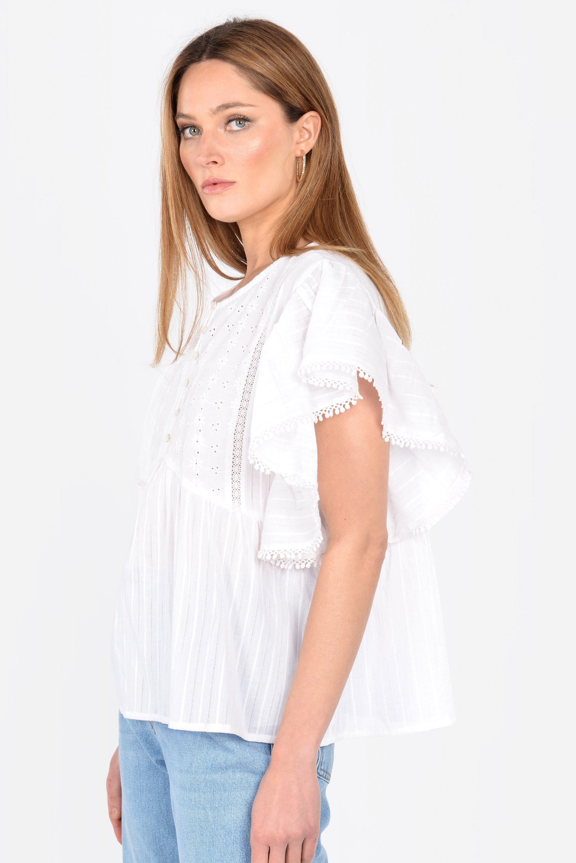 BLOUSE LISA WHITE CHEMISIER KOOKAI Mode Kookai