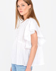 BLOUSE LISA WHITE CHEMISIER KOOKAI Mode Kookai