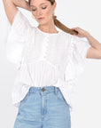 BLOUSE LISA WHITE CHEMISIER KOOKAI Mode Kookai