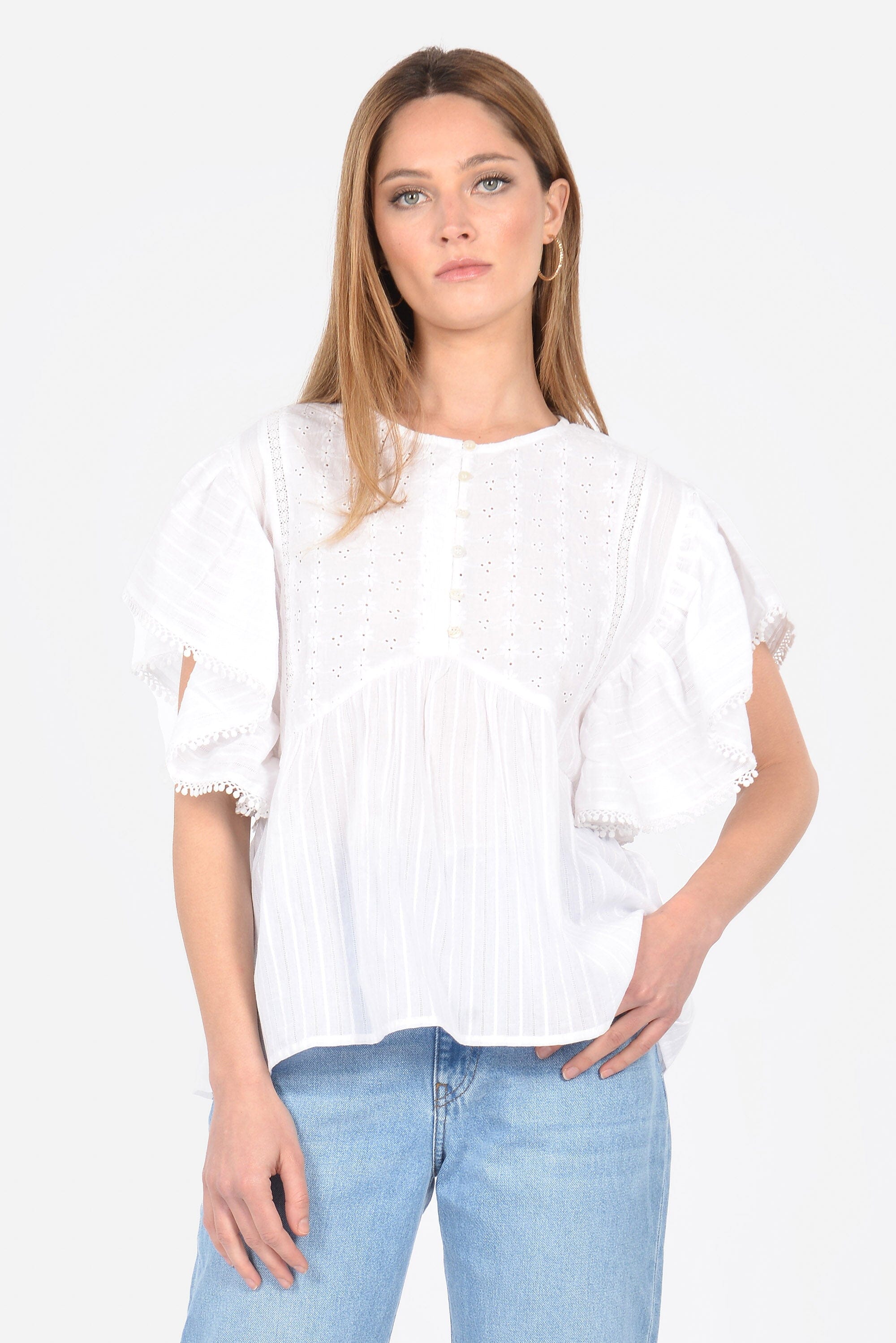 BLOUSE LISA WHITE CHEMISIER KOOKAI Mode Kookai