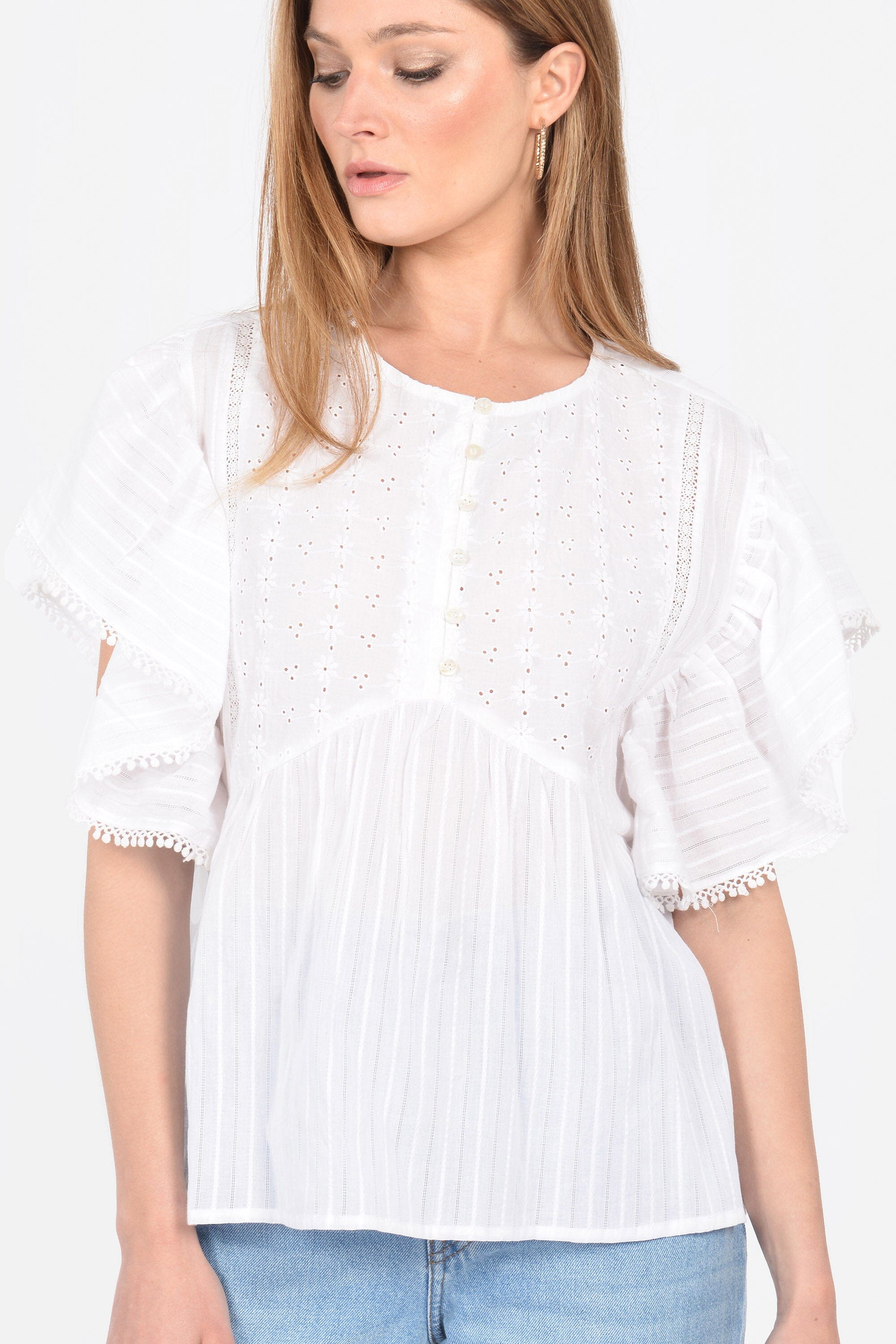 BLOUSE LISA WHITE CHEMISIER KOOKAI Mode Kookai