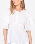 BLOUSE LISA WHITE CHEMISIER KOOKAI Mode Kookai