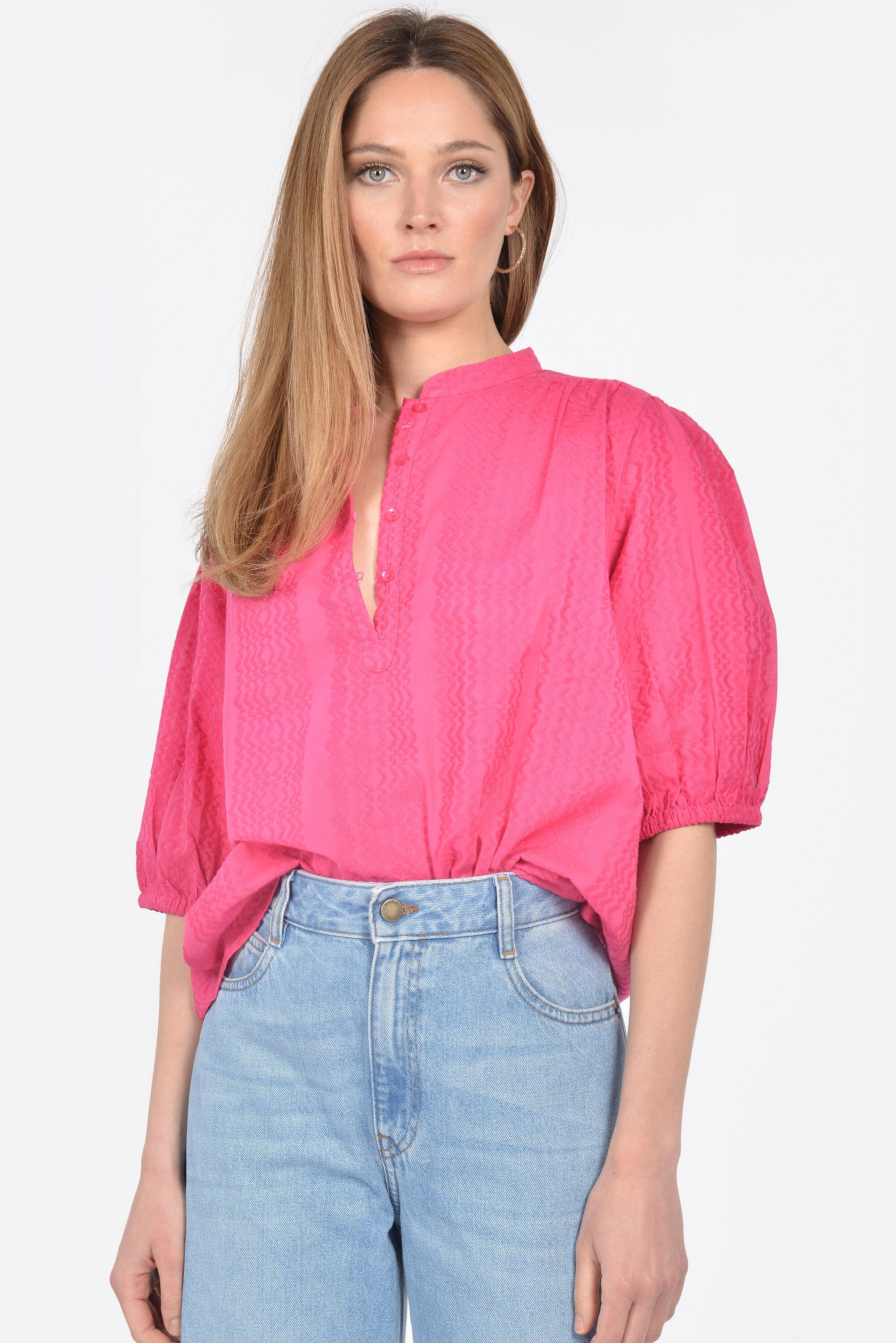 BLOUSE SARAH FUCHSIA CHEMISIER KOOKAI Mode Kookai