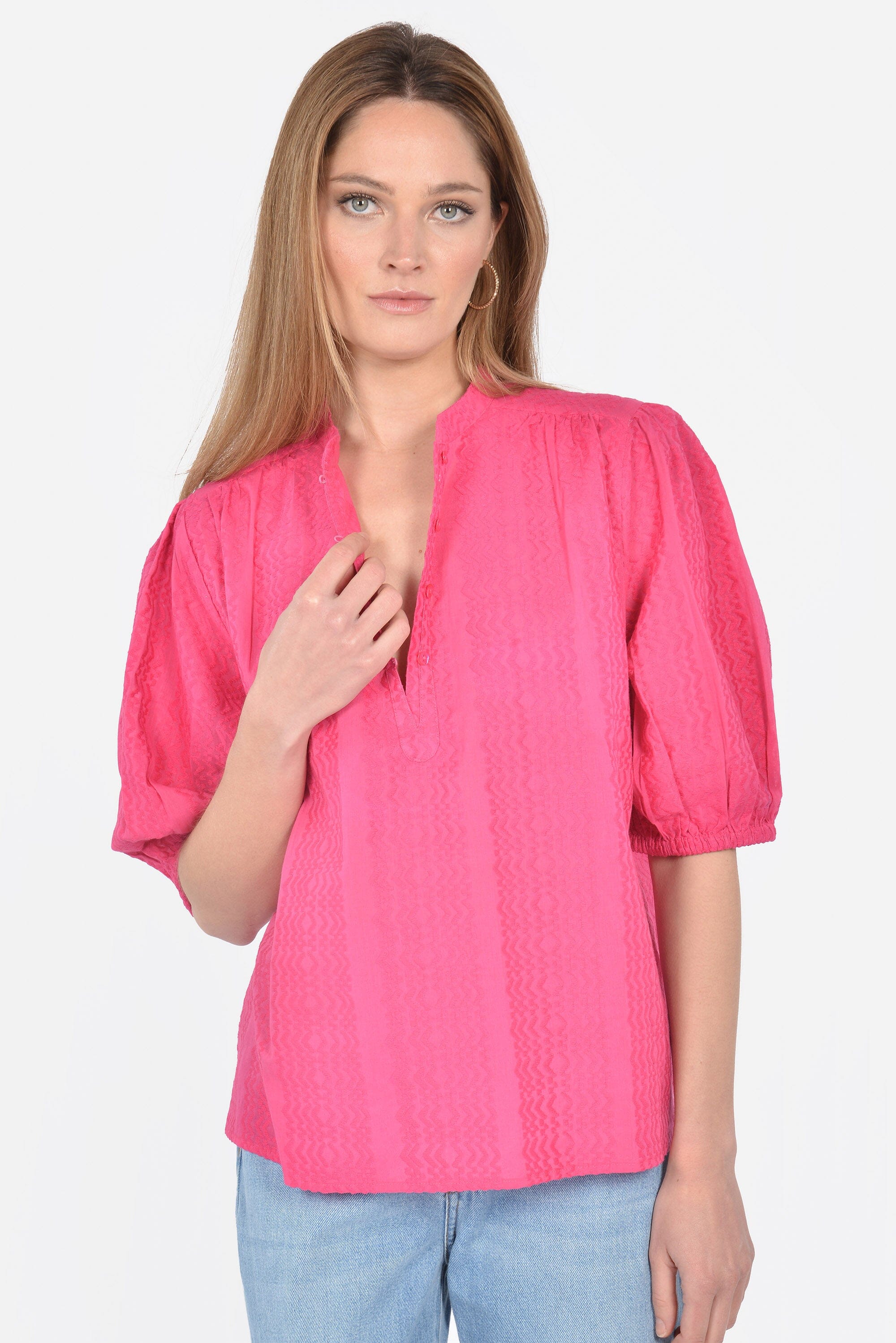 BLOUSE SARAH FUCHSIA CHEMISIER KOOKAI Mode Kookai