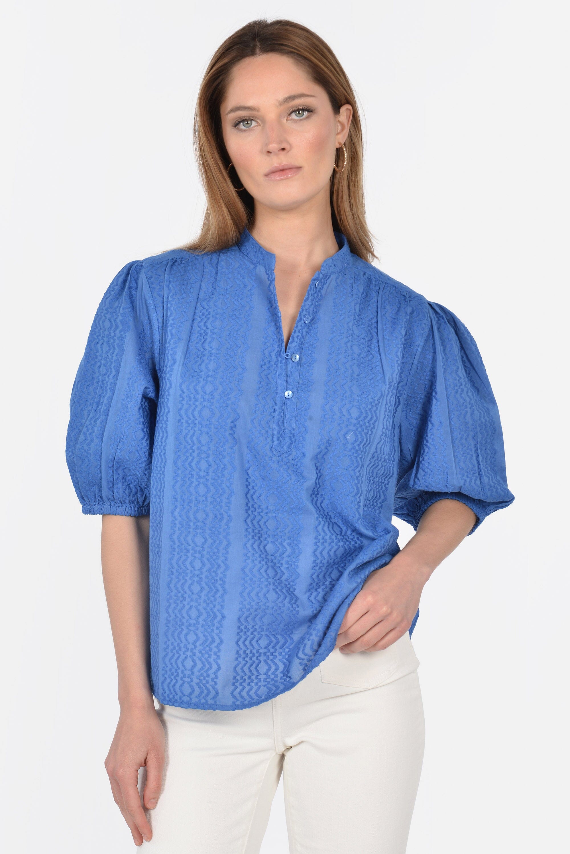 BLOUSE SARAH PRINCESS BLUE CHEMISIER KOOKAI Mode Kookai