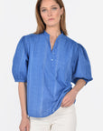 BLOUSE SARAH PRINCESS BLUE CHEMISIER KOOKAI Mode Kookai