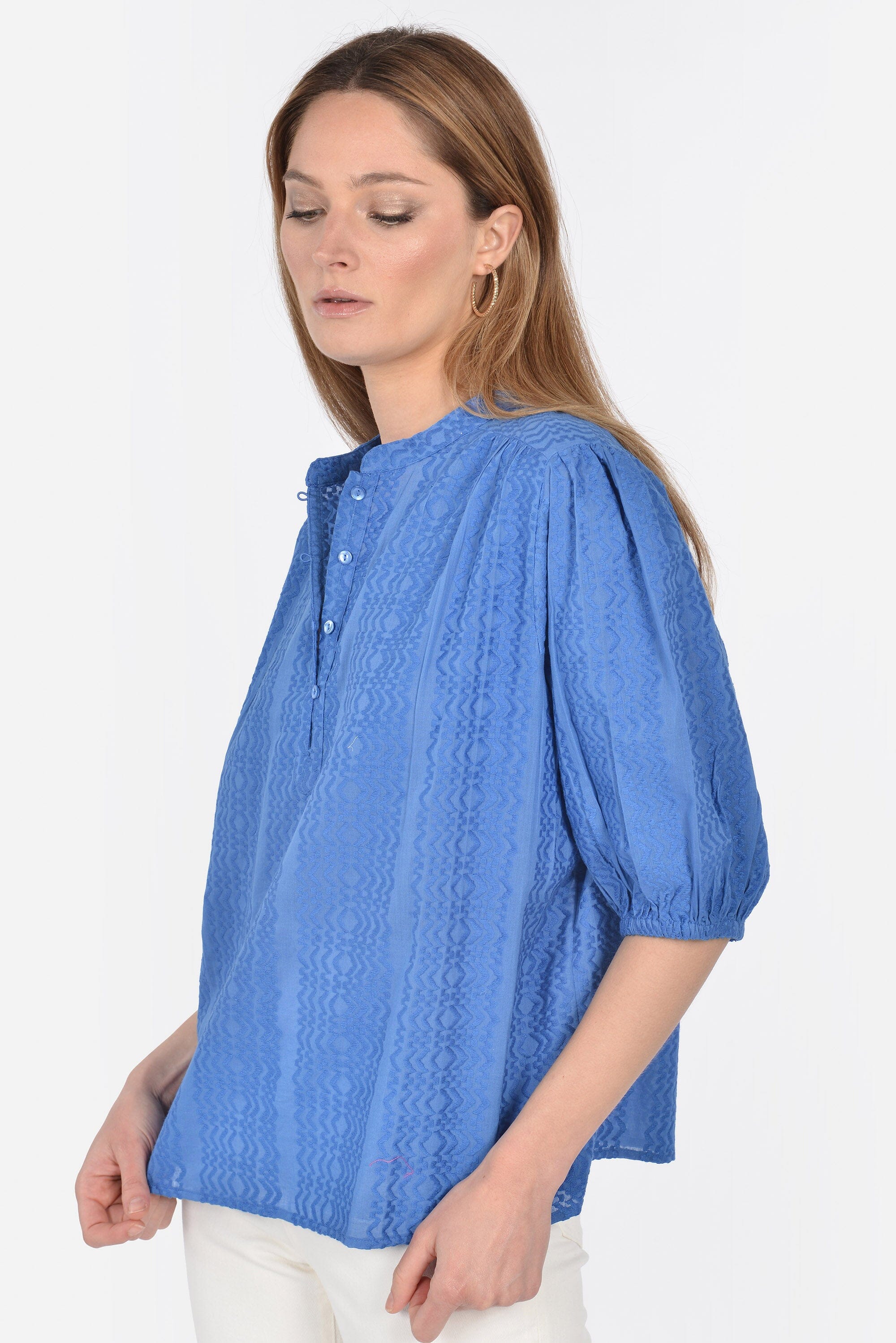 BLOUSE SARAH PRINCESS BLUE CHEMISIER KOOKAI Mode Kookai