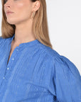 BLOUSE SARAH PRINCESS BLUE CHEMISIER KOOKAI Mode Kookai