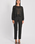 BLOUSE ZEBRE PENNY NOIR CHEMISIER KOOKAI Mode Kookai