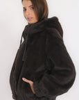 BLOUSON - BASTIAN - CHOCOLAT MANTEAU NEW KOOKAI Mode Kookai