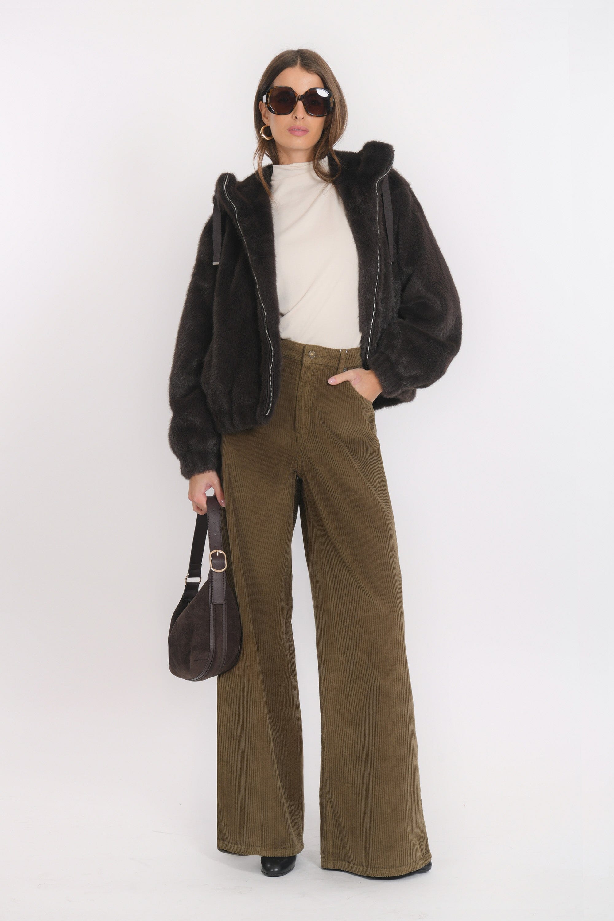 BLOUSON - BASTIAN - CHOCOLAT MANTEAU NEW KOOKAI Mode Kookai