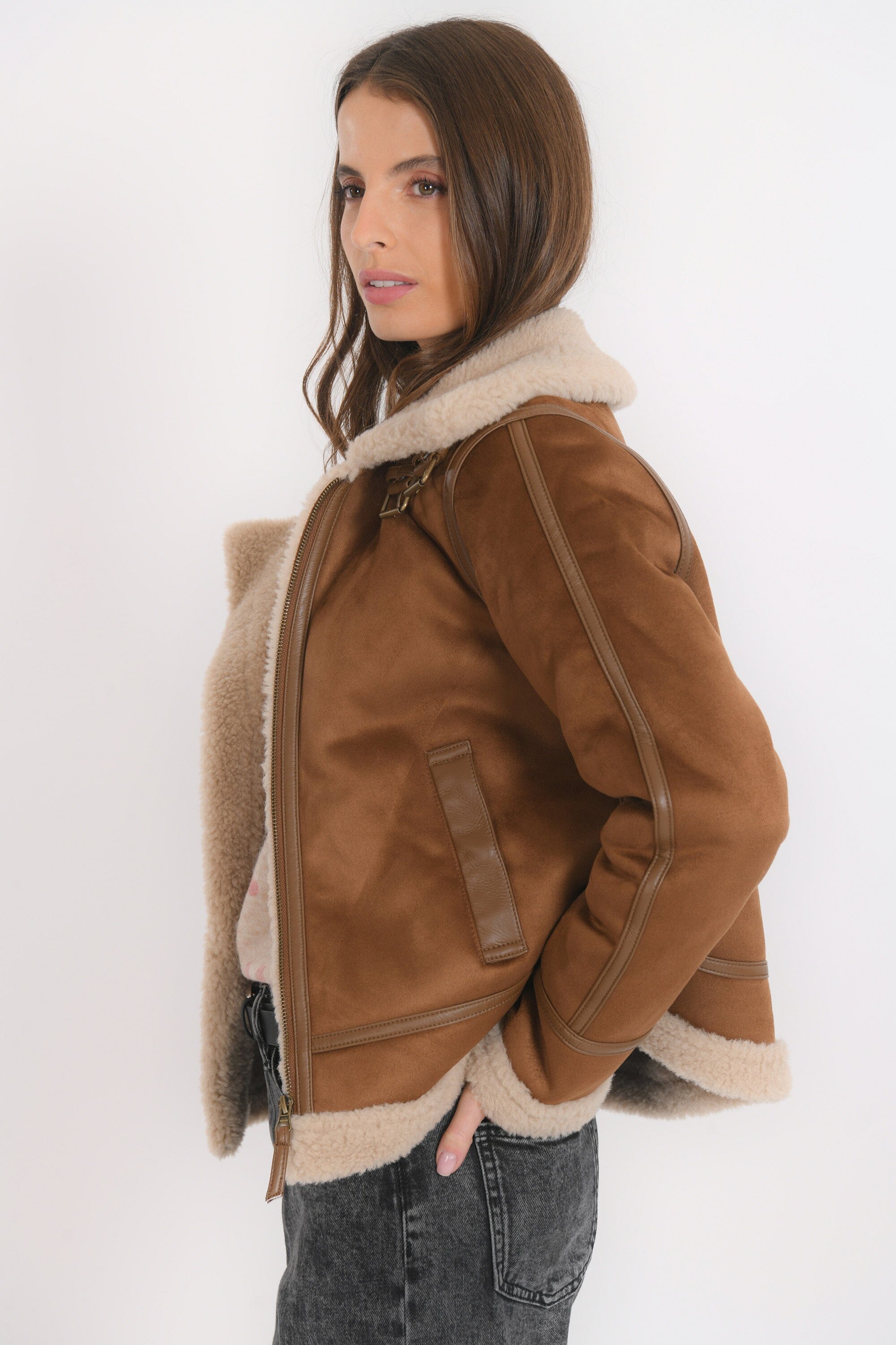 BLOUSON - BERGEN - COGNAC MANTEAU NEW KOOKAI Mode Kookai