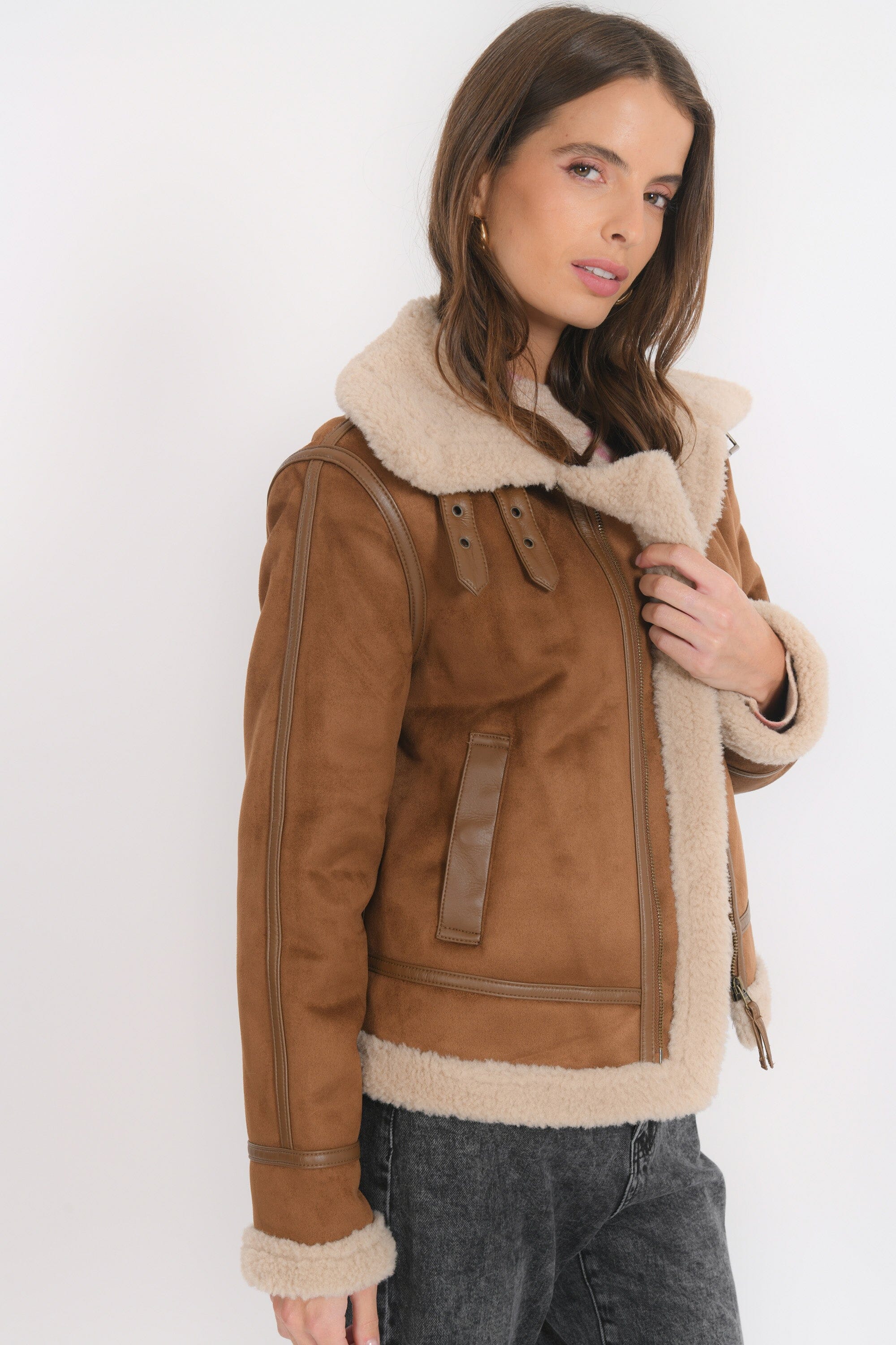 BLOUSON - BERGEN - COGNAC MANTEAU NEW KOOKAI Mode Kookai