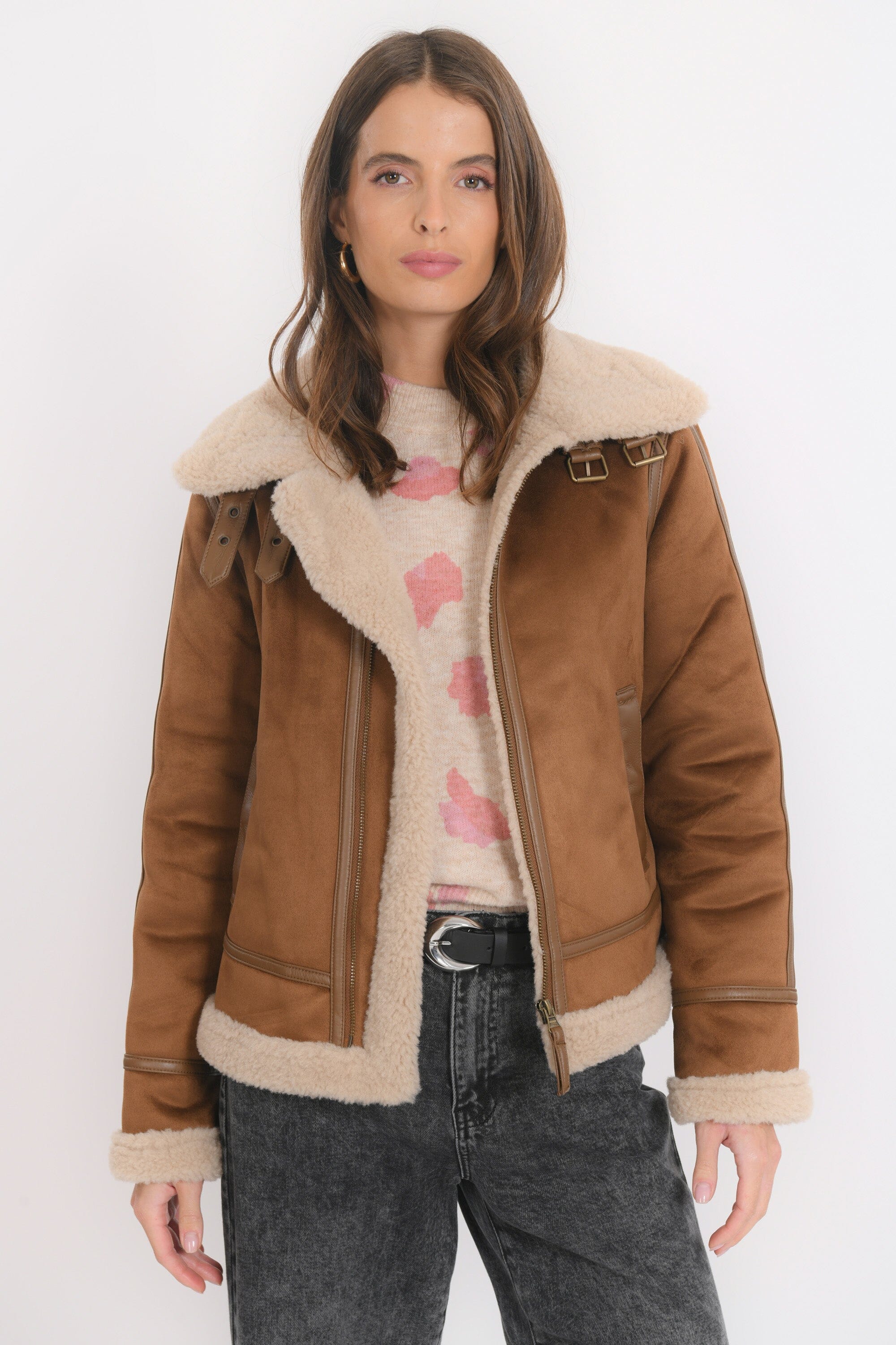 BLOUSON - BERGEN - COGNAC MANTEAU NEW KOOKAI Mode Kookai