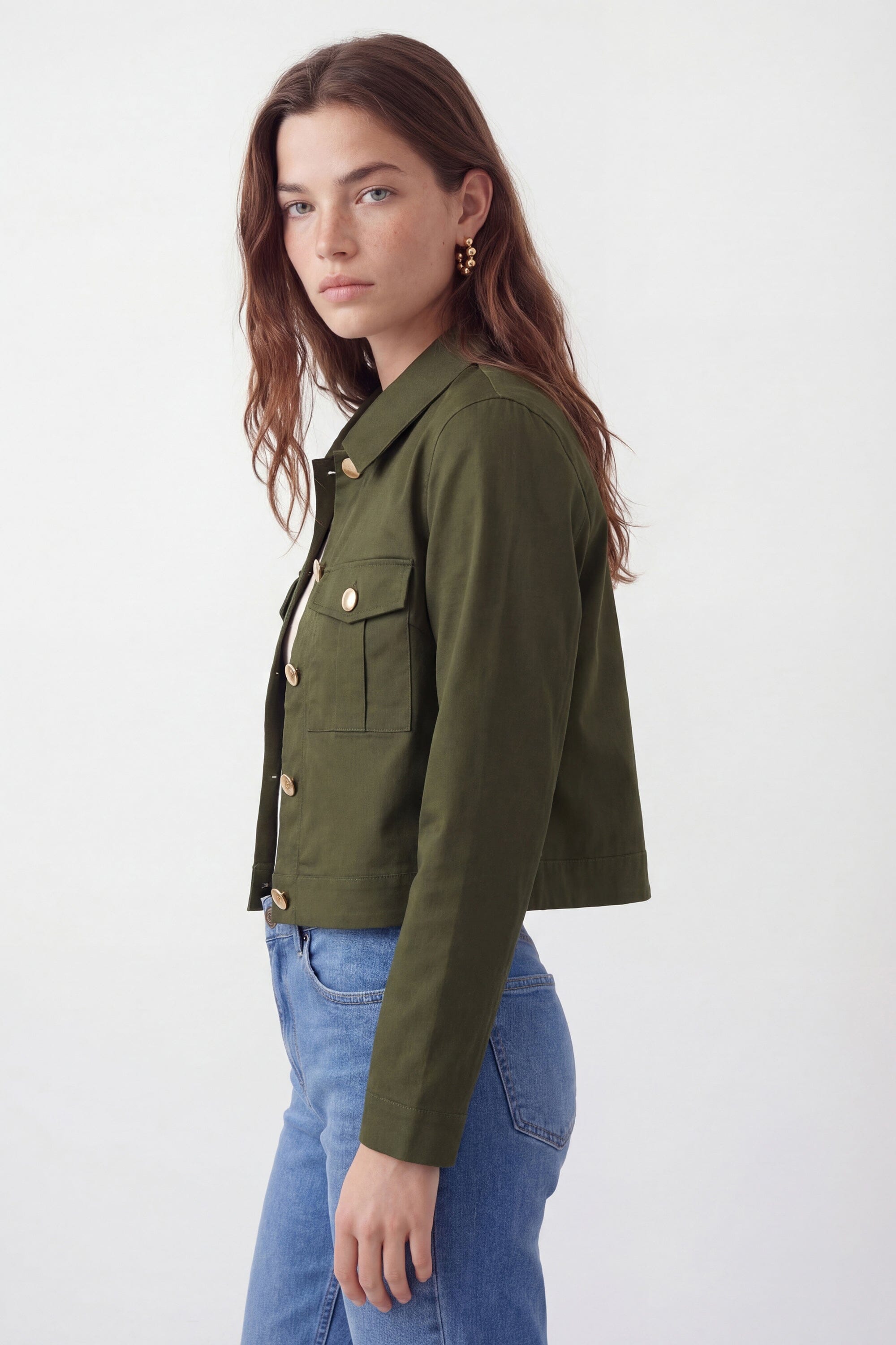 BLOUSON - CAJUN - KAKI VESTE NEW KOOKAI Mode Kookai