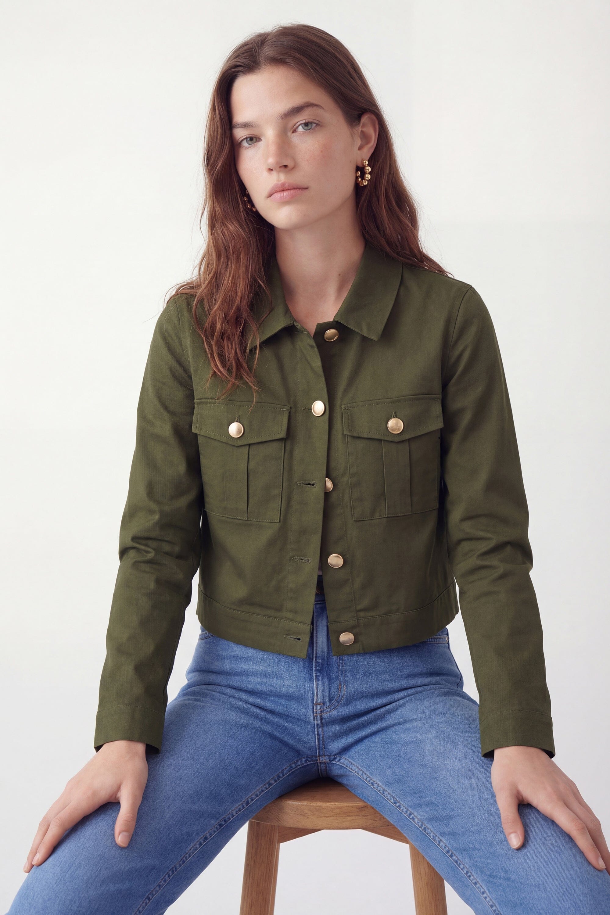 BLOUSON - CAJUN - KAKI VESTE NEW KOOKAI Mode Kookai