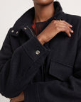 BLOUSON - DONNIA - NOIR MANTEAU NEW KOOKAI Mode Kookai