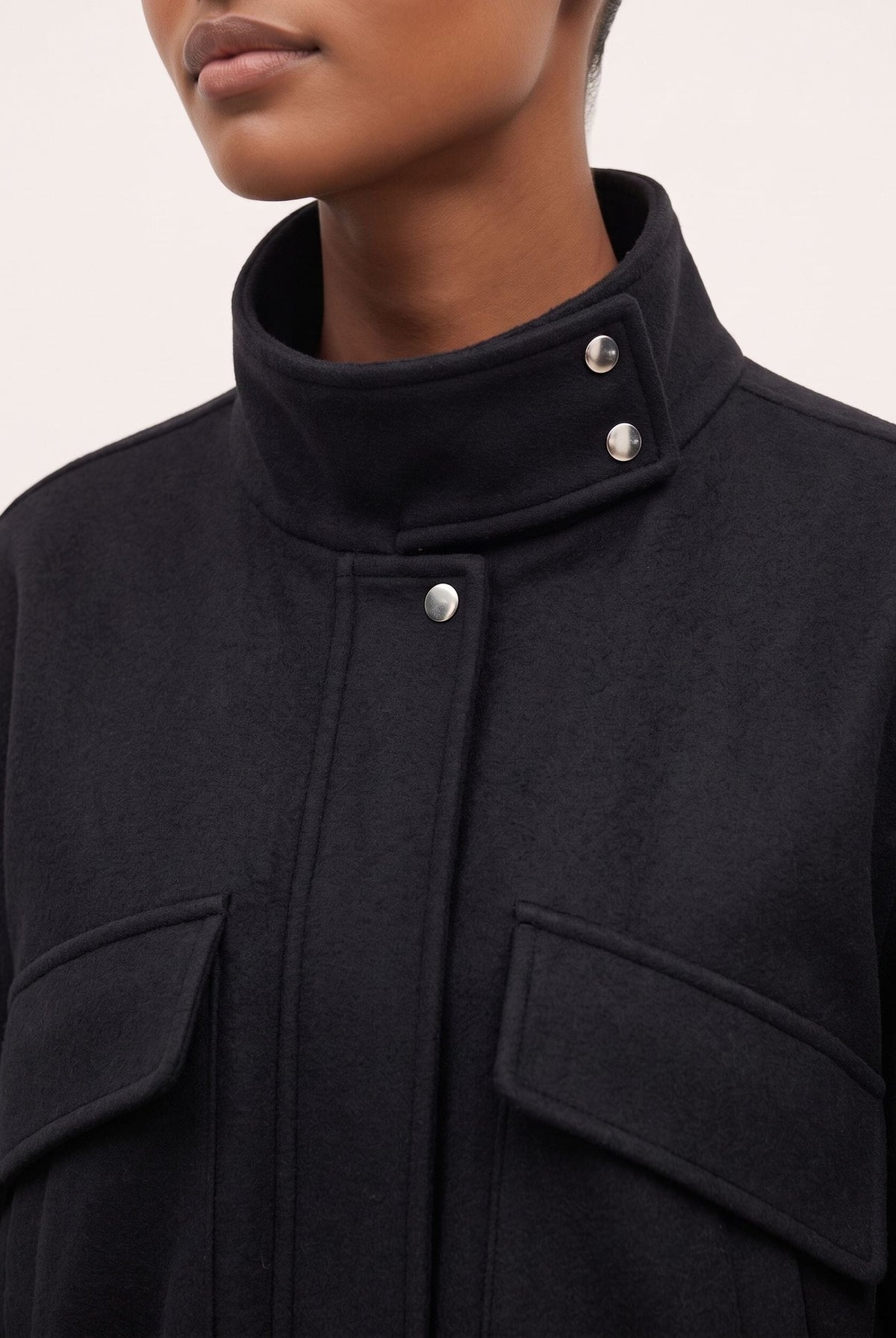 BLOUSON - DONNIA - NOIR MANTEAU NEW KOOKAI Mode Kookai