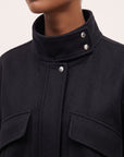 BLOUSON - DONNIA - NOIR MANTEAU NEW KOOKAI Mode Kookai