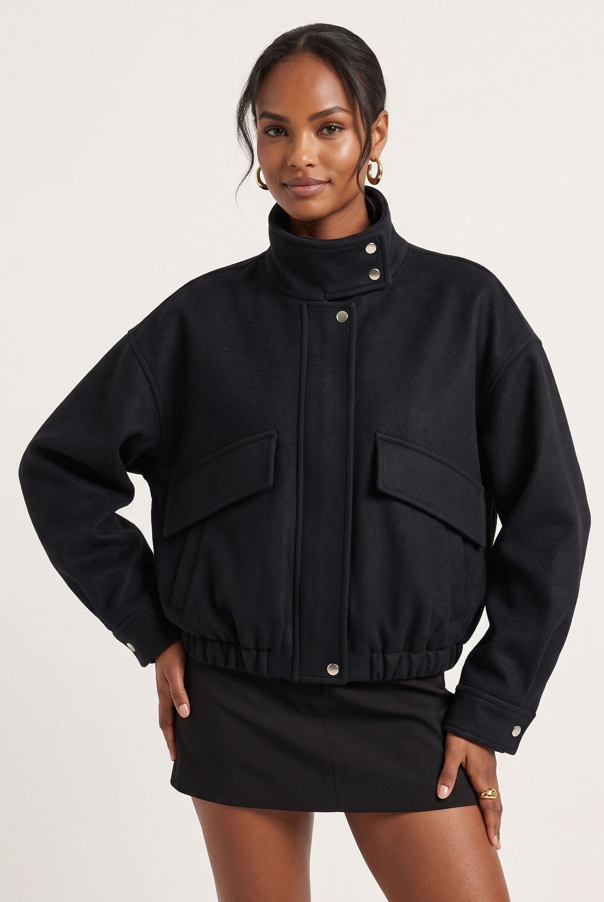 BLOUSON - DONNIA - NOIR MANTEAU NEW KOOKAI Mode Kookai