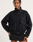 BLOUSON - DONNIA - NOIR MANTEAU NEW KOOKAI Mode Kookai