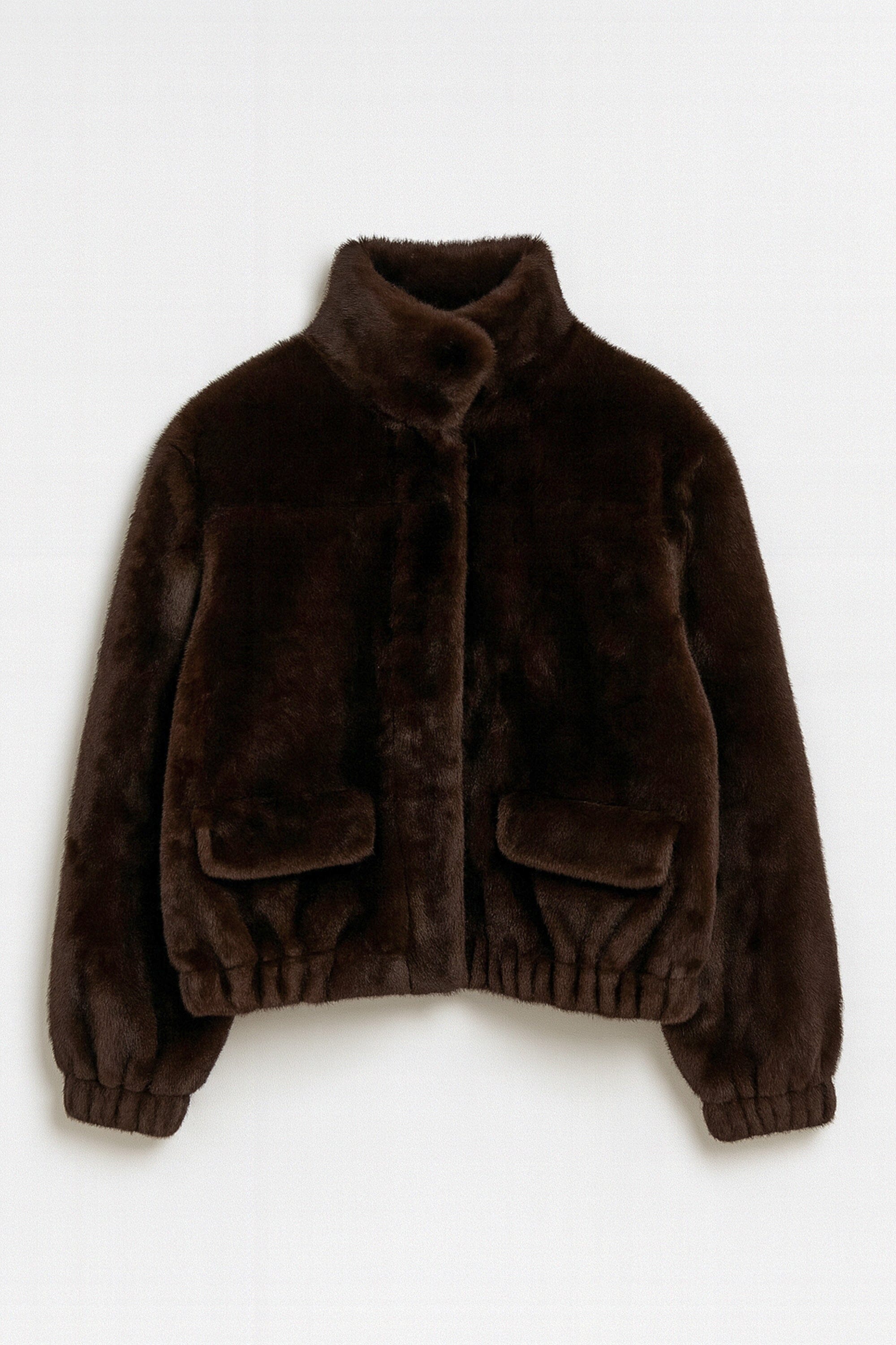 BLOUSON FAUX FUR - MARINA - CHOCO MANTEAU KOOKAÏ Mode Kookai