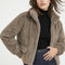 BLOUSON FAUX FUR - MARINA - NOIR MANTEAU KOOKAÏ Mode Kookai