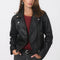 BLOUSON PERFECTO CUIR - ROCK - BLACK VESTE KOOKAI Mode Kookai