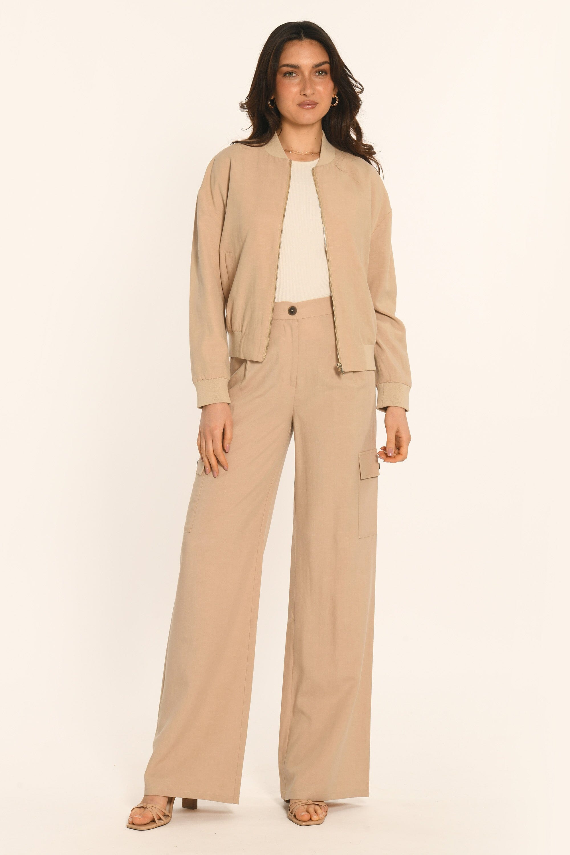 BOMBER - BEIGE - AMAYA VESTE NEW KOOKAI Mode Kookai