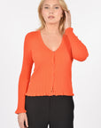 CARDIGAN CÔTELÉ RENATA Clémentine GILET KOOKAI Mode Kookai