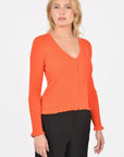 CARDIGAN CÔTELÉ RENATA Clémentine GILET KOOKAI Mode Kookai