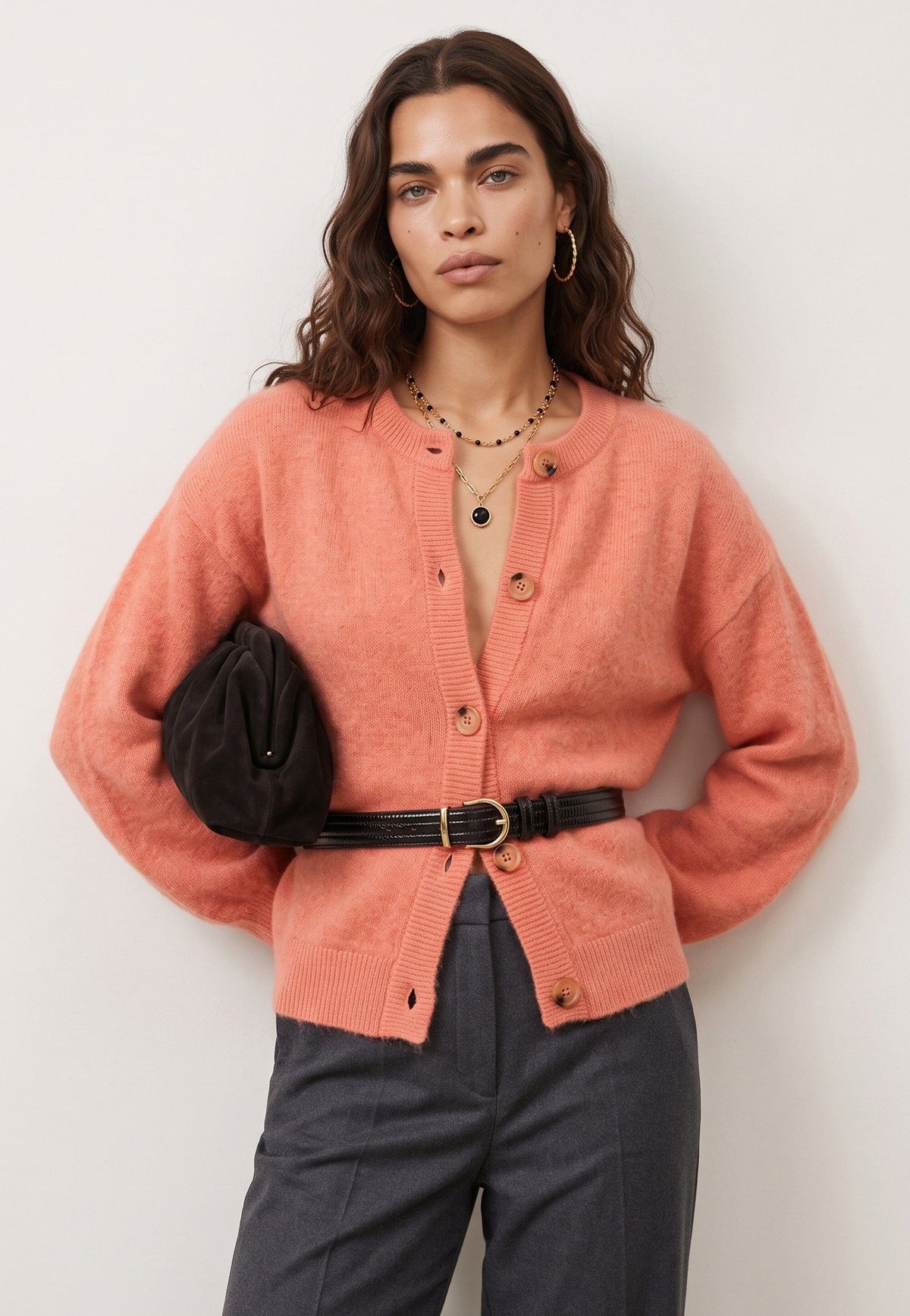 CARDIGAN - DUNA - BLUSH GILET NEW KOOKAI Mode Kookai