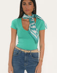 CARRE - AMELIA - VERT ACCESSOIRES NEW KOOKAI Mode Kookai