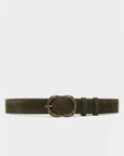CEINTURE CUIR - DRISS - OLIVE ACCESSOIRES NEW KOOKAI Mode Kookai