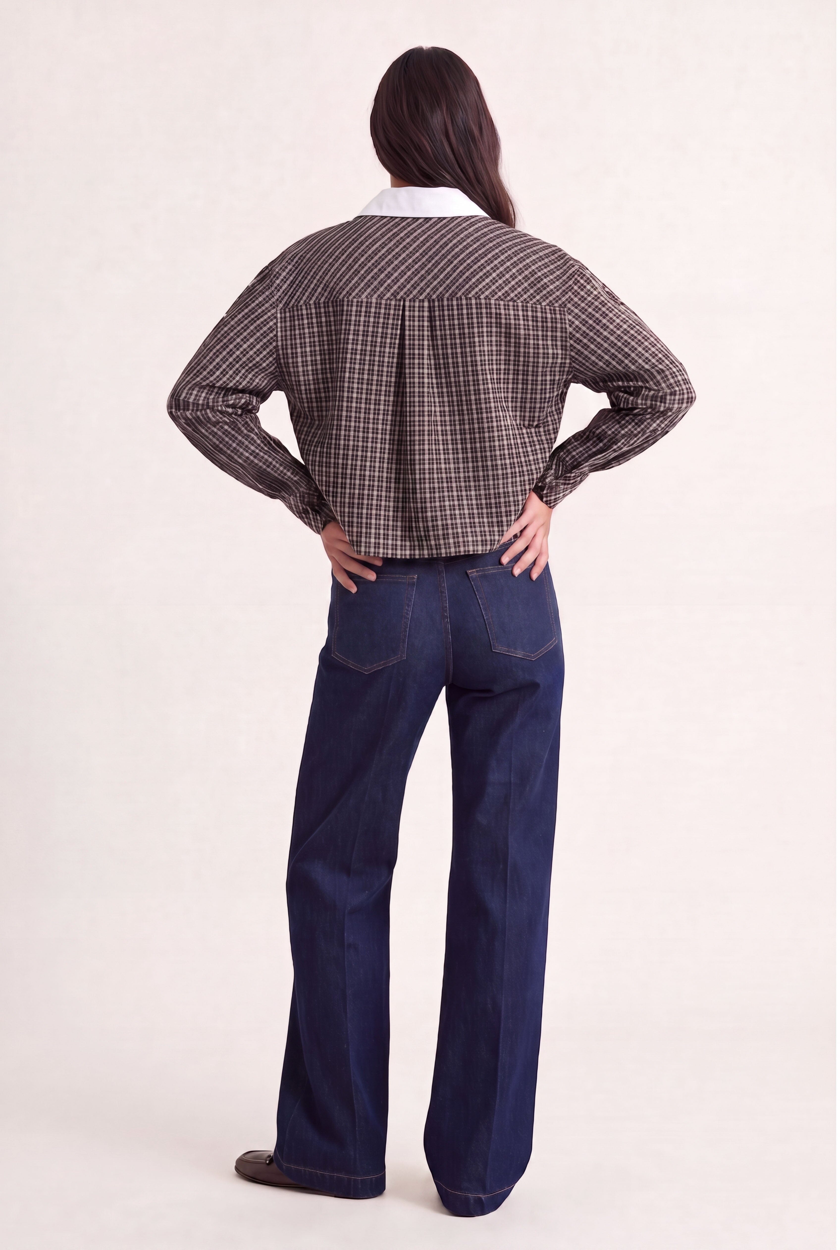 CHEMISE A CARREAUX - DECLAN - CHOCOLAT CHEMISIER NEW KOOKAI Mode Kookai