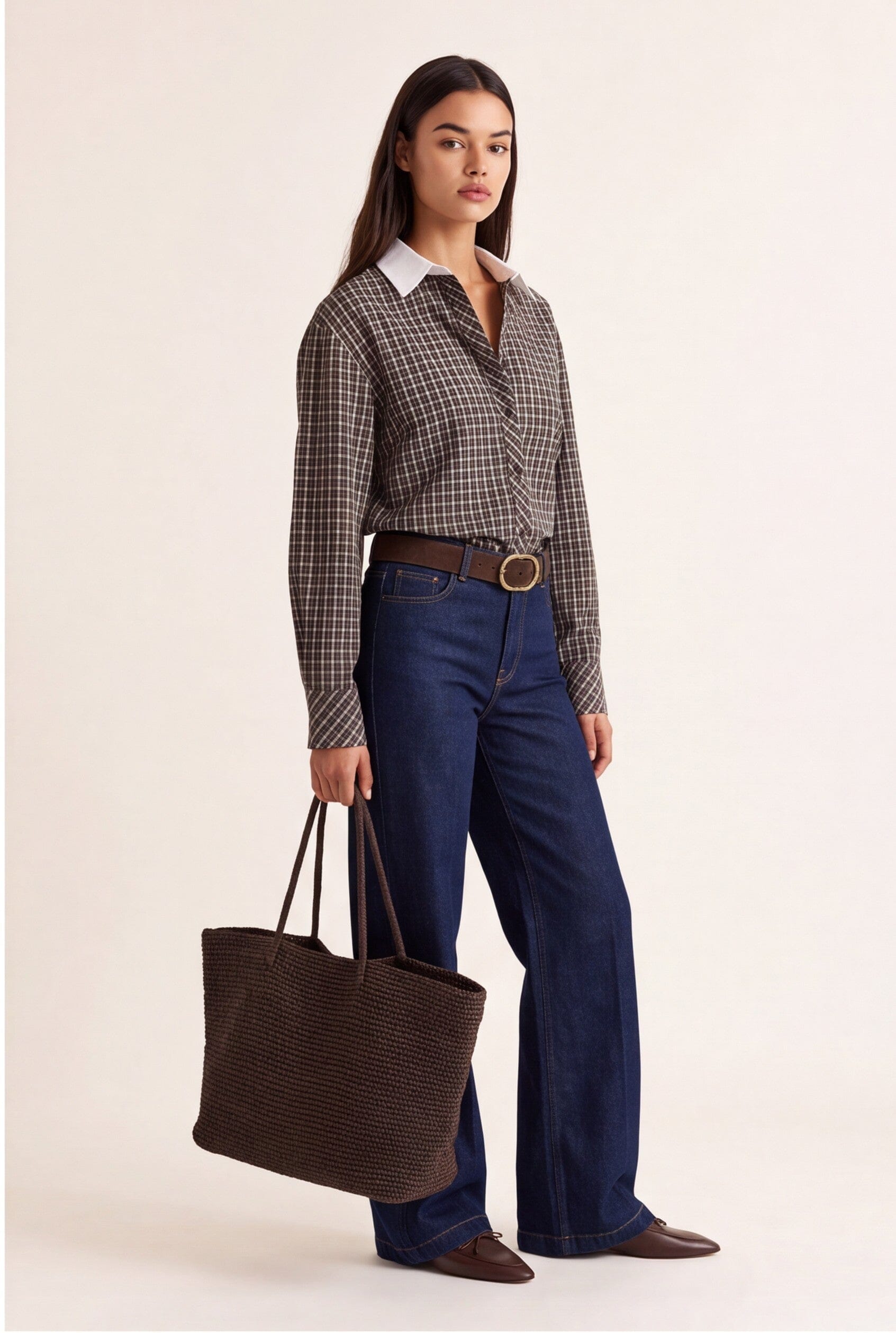 CHEMISE A CARREAUX - DECLAN - CHOCOLAT CHEMISIER NEW KOOKAI Mode Kookai