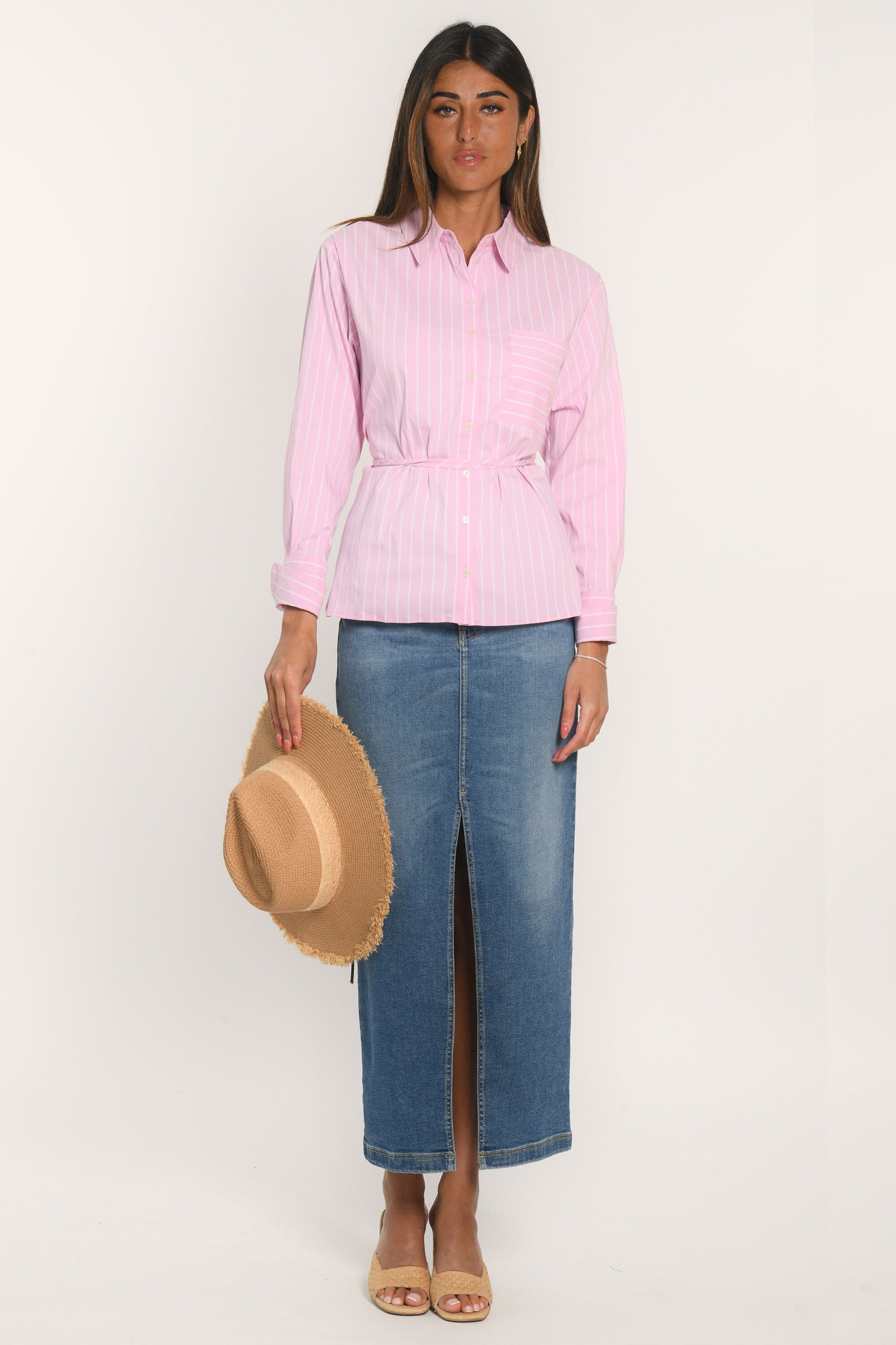 CHEMISE - AUSTIN - ROSE CHEMISIER NEW KOOKAI Mode Kookai