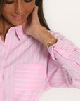 CHEMISE - AUSTIN - ROSE CHEMISIER NEW KOOKAI Mode Kookai