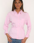 CHEMISE - AUSTIN - ROSE CHEMISIER NEW KOOKAI Mode Kookai