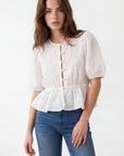CHEMISE BOHEME - CLAUDIE - BLANC CHEMISIER NEW KOOKAI Mode Kookai