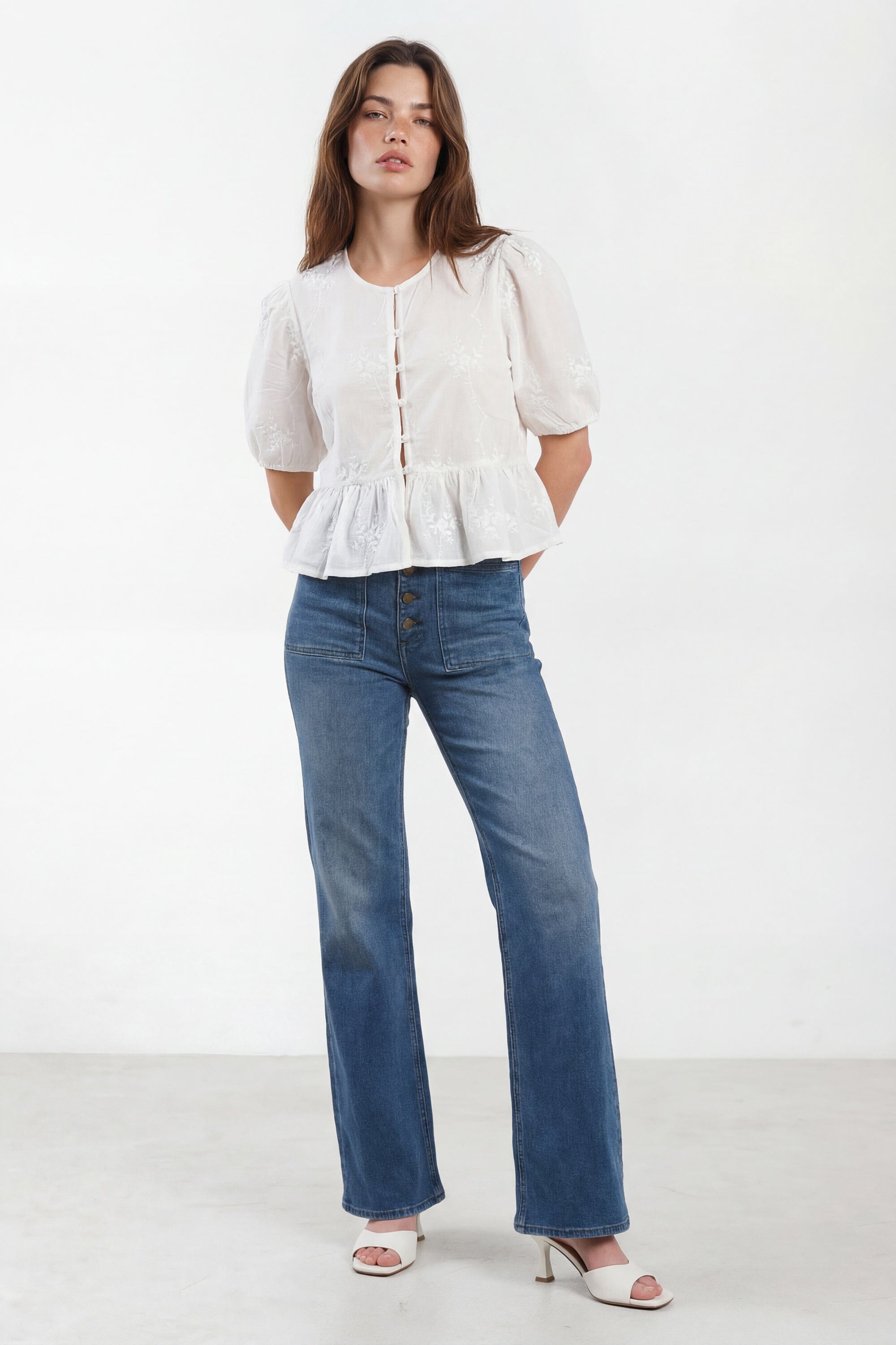 CHEMISE BOHEME - CLAUDIE - BLANC CHEMISIER NEW KOOKAI Mode Kookai