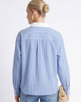 CHEMISE COTON - CASSIUS - BLEU/BLANC CHEMISIER NEW KOOKAI Mode Kookai