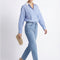 CHEMISE COTON - CASSIUS - BLEU/BLANC CHEMISIER NEW KOOKAI Mode Kookai