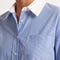 CHEMISE COTON - CASSIUS - CIEL/BLANC CHEMISIER NEW KOOKAI Mode Kookai