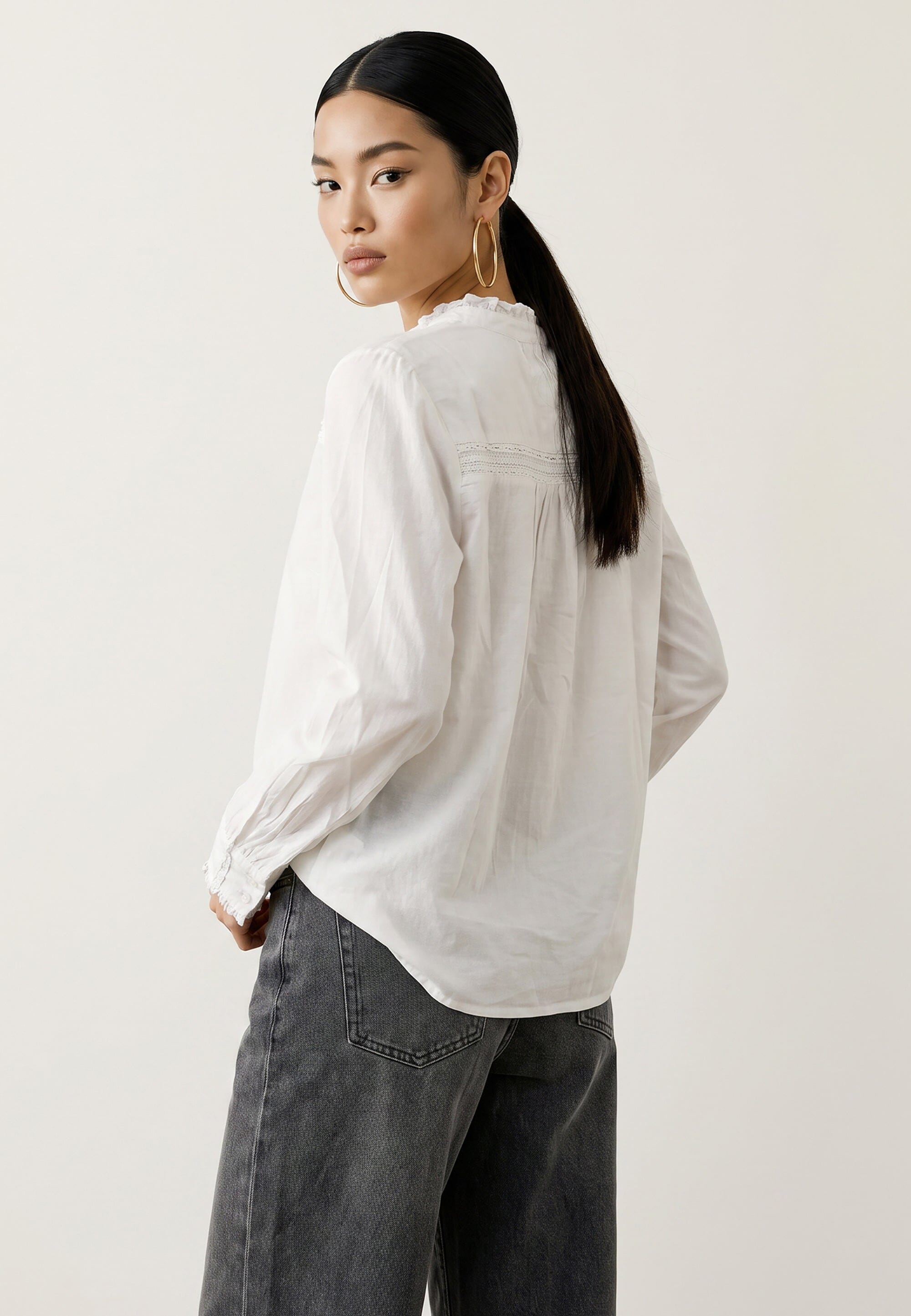 CHEMISE COTON - DELICIA - BLANC CHEMISIER NEW KOOKAI Mode Kookai