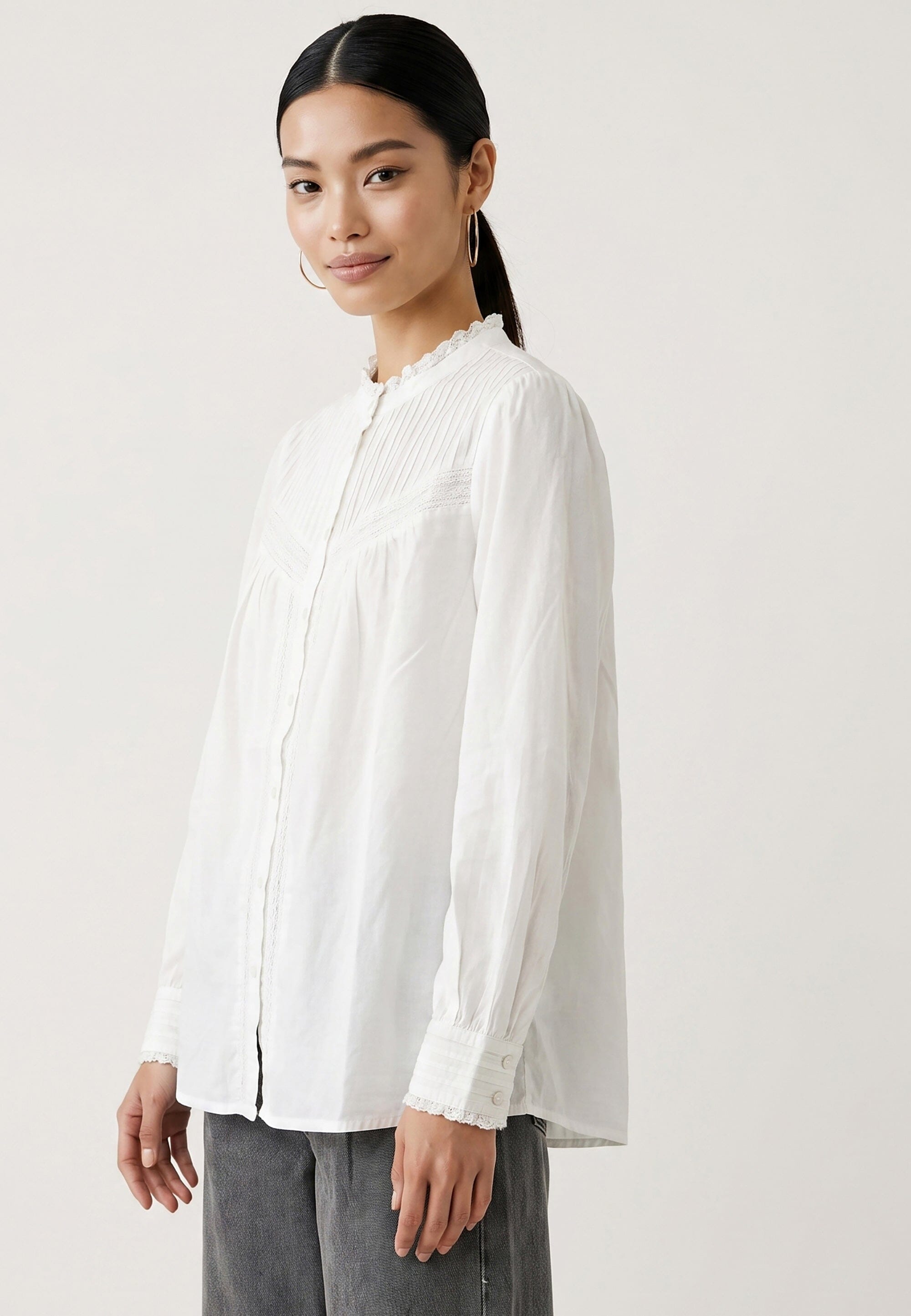 CHEMISE COTON - DELICIA - BLANC CHEMISIER NEW KOOKAI Mode Kookai